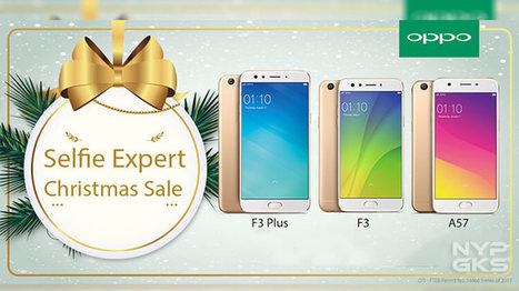 OPPO Christmas Sale gives massive discounts to F3, F3 Plus and A57 | Gadget Reviews | Scoop.it