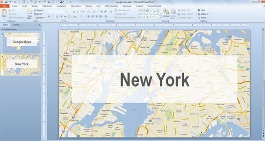 How to Add a Google Maps Map to PowerPoint Pres...