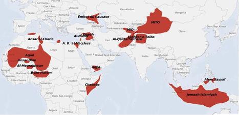 Djihadisme : carte des principaux groupes armés islamistes dans le monde | Think outside the Box | Scoop.it