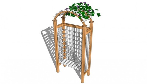 Free Plans - Garden Arbor Plans Free | Garden Plans | Scoop.it