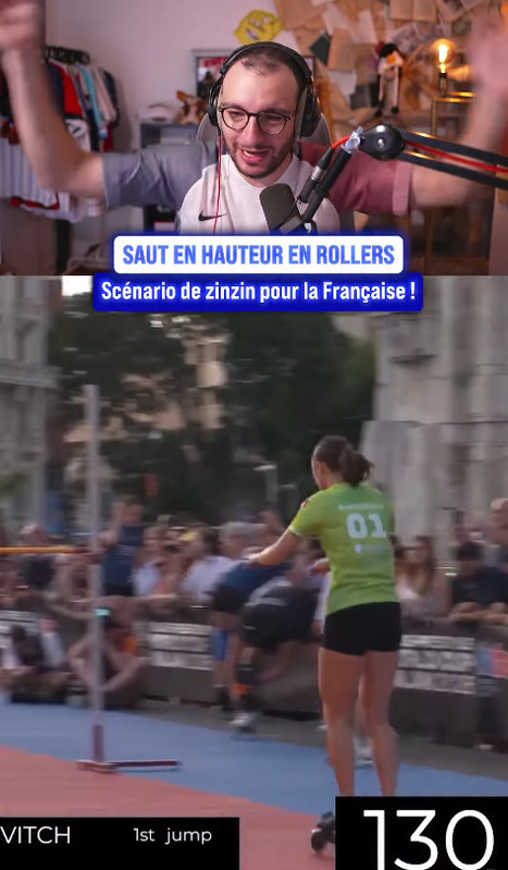 Saut en hauteur en rollers&nbsp; | 4 - Nouvelles pratiques sportives | Scoop.it