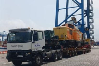 AGL C&ocirc;te d&rsquo;Ivoire achemine cinq locomotives de 332 tonnes pour le chantier du m&eacute;tro d&rsquo;Abidjan | Revue de Presse Afrique francophone par Service International de CCI Normandie | Scoop.it