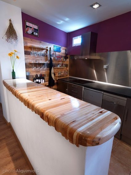 Kitchen Makeover with Stainless Steel and Recycled Pallets | 1001 Pallets ideas ! | Scoop.it