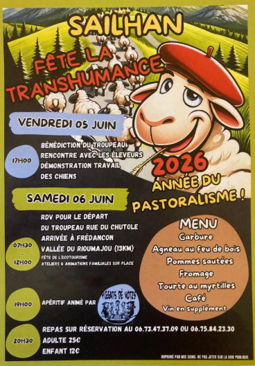 F&ecirc;te de la transhumance &agrave; Sailhan les 5 et 6 juin | Vall&eacute;es d'Aure & Louron - Pyr&eacute;n&eacute;es | Scoop.it