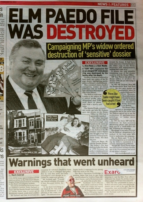 Plus de 130 d&eacute;put&eacute;s anglais r&eacute;clament une enqu&ecirc;te sur les r&eacute;seaux p&eacute;dophiles VIP | ACTUALIT&Eacute; | Scoop.it