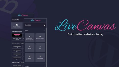 The best Bootstrap 4 WordPress Page Builder with Livecanvas | Community Manager | Scoop.it