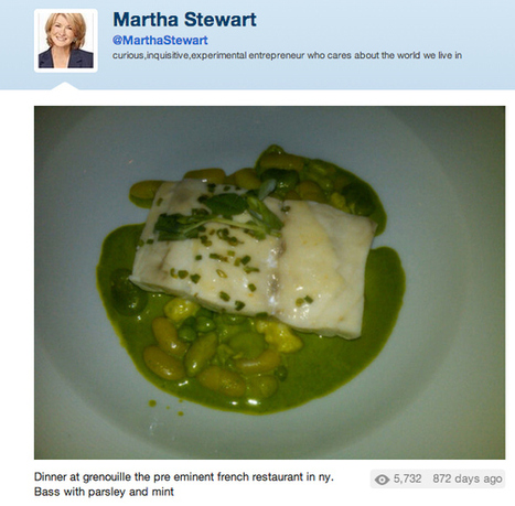 Someone Needs to Tell Martha Stewart Her Food Tweets Are Disgusting | Communications Major | Scoop.it