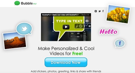 BubblePly - to create your own Personalized Videos | EDU tools | Scoop.it