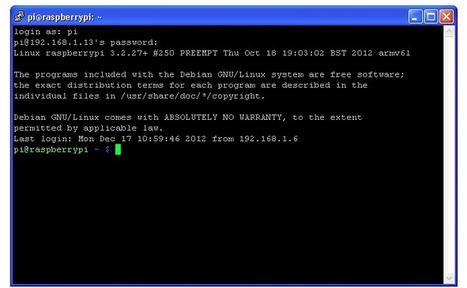 Overview | Adafruit's Raspberry Pi Lesson 6. Using SSH | Adafruit Learning System | Arduino, Netduino, Rasperry Pi! | Scoop.it