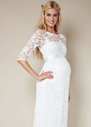 Robe De Mariée Femme Enceinte Ivoire Den