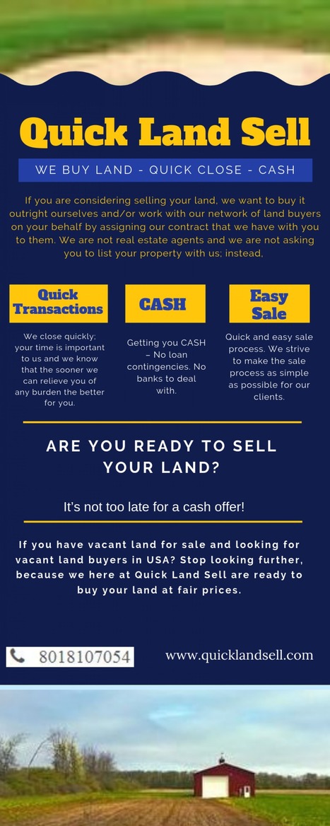 i want to sale my land
