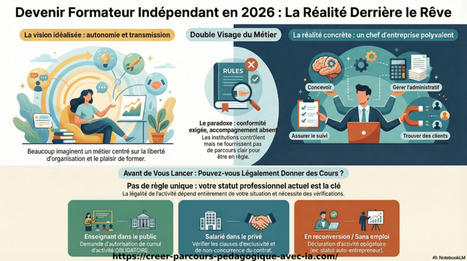 2026 : Conseils pour devenir formateur ind&eacute;pendant en 2026 | Webmaster HTML5 WYSIWYG et Entrepreneur | Scoop.it