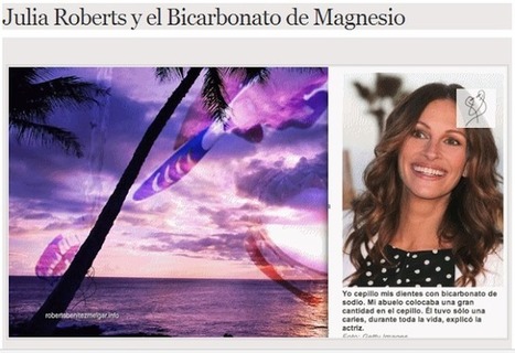 Julia Roberts y el Bicarbonato de Magnesio | PIENSA en VERDE | Scoop.it