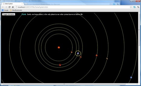 HTML5, JavaScript, Knockout, JQuery, Guide for Recovering Silverlight/WPF/C# Addicts. Part 2 - Solar System Animation built with SVG, Knockout and MVVM Pattern. - CodeProject | JavaScript for Line of Business Applications | Scoop.it