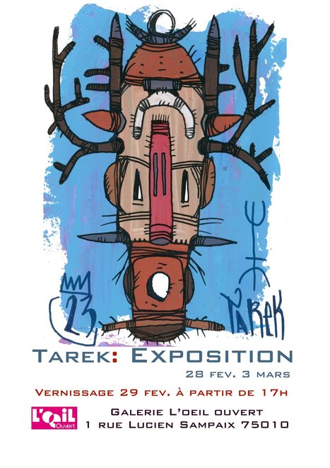 Exposition solo de Tarek à L’œil Ouvert Paris | Tous les événements à ne pas manquer ! | Scoop.it