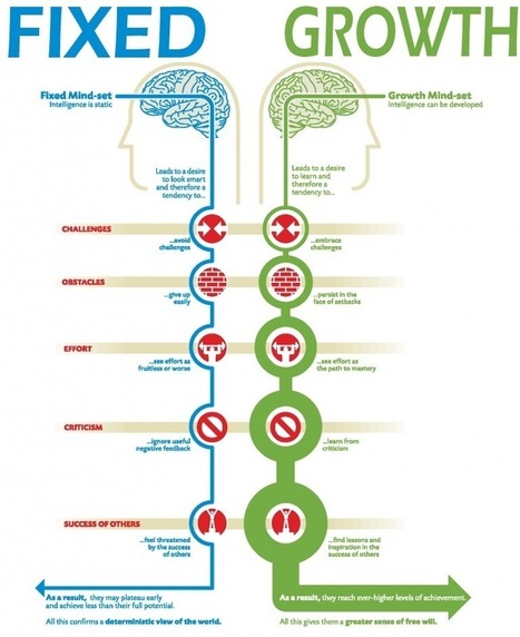 Getting into the right mindset for better learning [Infographic] | 21st Century Learning and Teaching | Scoop.it