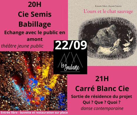 Sorties de résidences artistiques théâtre et danse, vendredi 22 septembre à 20h à la Soulane, Jézeau | Vallées d'Aure & Louron - Pyrénées | Scoop.it
