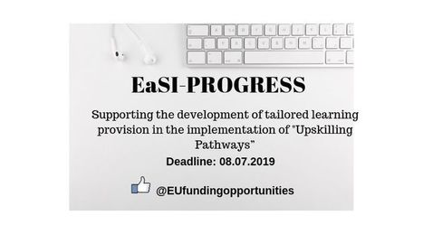 EaSI-PROGRESS: Supporting the development of tailored learning provision in the implementation of “Upskilling Pathways” « | EU FUNDING OPPORTUNITIES  AND PROJECT MANAGEMENT TIPS | Scoop.it