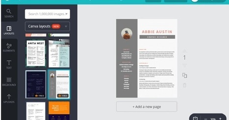 Create beautiful resumes with this handy tool | Creative teaching and learning | Scoop.it