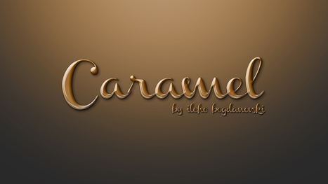 Create a Caramel Text Effect in Photoshop | The Official Photoshop Roadmap Journal | Scoop.it