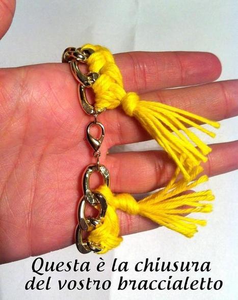Fai da te: I bracciali a catena con intreccio di cotone | Fai da te hobby | Scoop.it