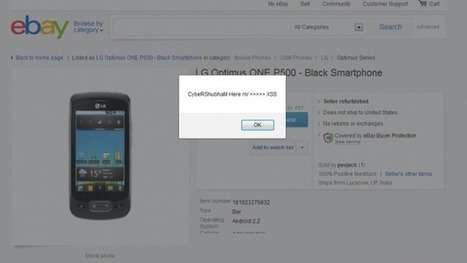 Active XSS flaw discovered on Ebay | ICT Security-S&eacute;curit&eacute; PC et Internet | Scoop.it