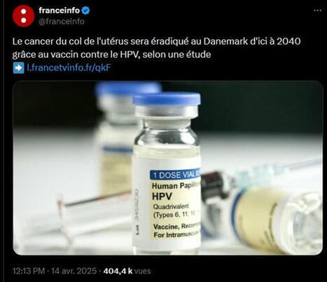 "Le cancer du col de l'utérus sera éradiqué au Danemark d'ici à 2040 grâce… | François Lecardonnel | 18 commentaires | Hésitations Vaccinales: Observatoire HESIVAXs | Scoop.it