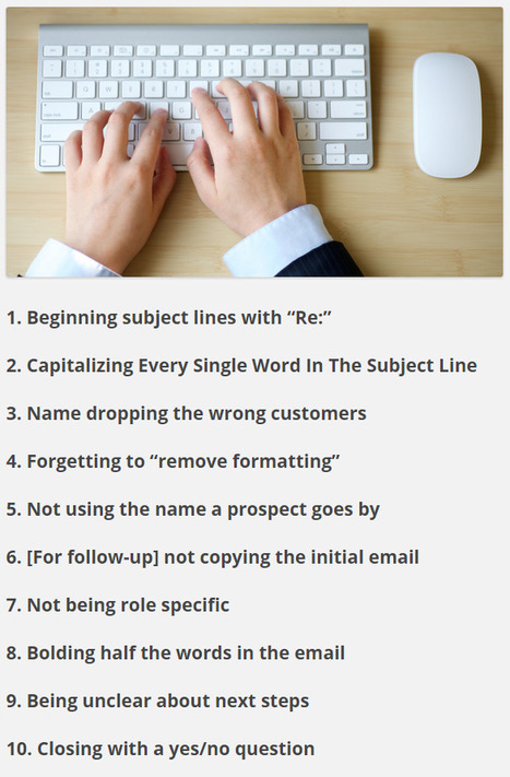 10 Simple Mistakes Sales Development Reps Make When Emailing Prospects | Datanyze Blog | The MarTech Digest | Scoop.it
