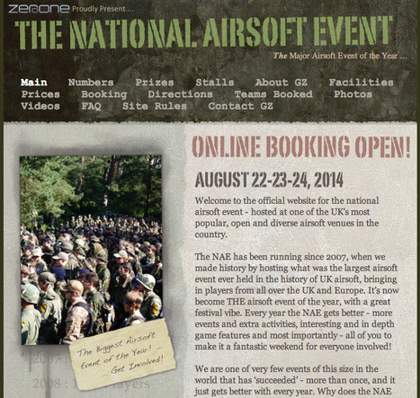 UK's BIG GAME: The National Airsoft Event 2014 - Website is LIVE! | Thumpy's 3D House of Airsoft™ @ Scoop.it | Scoop.it