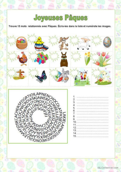 71 P&acirc;ques Fran&ccedil;ais FLE fiches pedagogiques pdf & doc | FLE C&Ocirc;T&Eacute; COURS | Scoop.it