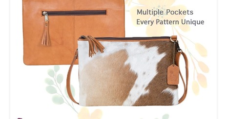 cowhide bags new zealand