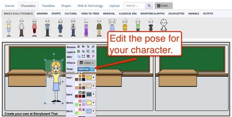 Free Technology for Teachers: Storyboard That offers posable characters to use in your cartoon creations | Creative teaching and learning | Scoop.it