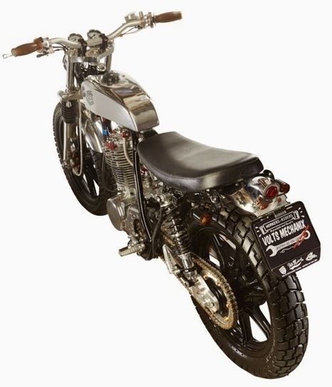 Custom Yamaha SR500 | Volts Mechanix - Grease n Gasoline | Cars | Motorcycles | Gadgets | Scoop.it