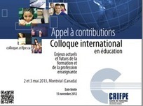 Appel &agrave; contributions - Enjeux actuels et futurs de la formation et de la profession enseignante - &Eacute;ch&eacute;ance : 15 novembre 2012 | S-eL : semaine e-learning | Scoop.it