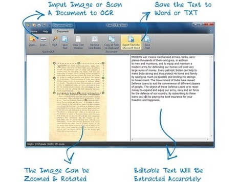 Free OCR to Word, convierte documentos escaneados e imágenes con texto a Word o texto plano | TIC & Educación | Scoop.it