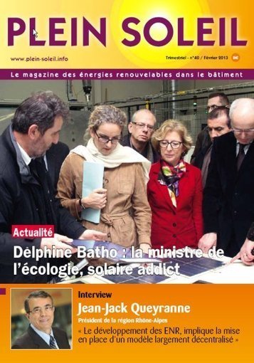 Le pôle de compétitivité DERBI étend son activité en région Midi-Pyrénées | Plein Soleil | LaLIST Veille Inist-CNRS | Scoop.it