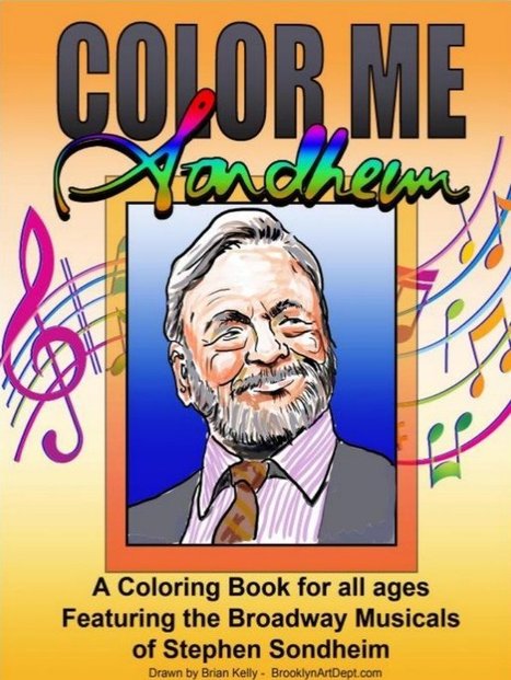 Art Is A Little Easier With COLOR ME SONDHEIM, Coloring Book For Adults | music-all | Scoop.it