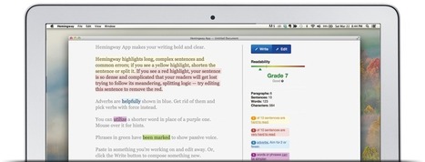 Hemingway App for Mac and PC | Content and Curation for Nonprofits | Scoop.it