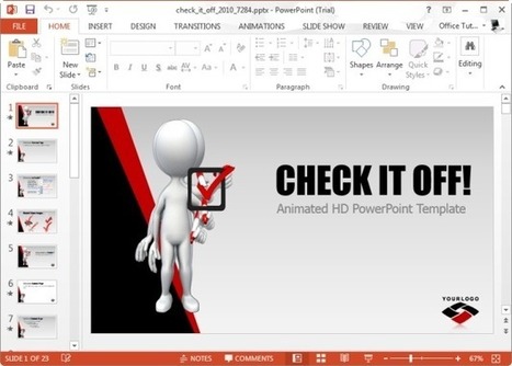 Create Forms in PowerPoint Slides With Checkbox Template | PowerPoint and Presentations | Scoop.it