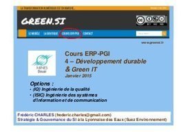 Cours Green IT (janvier 2015) - Business - Online Powerpoint Presentation and Document Sharing - SlideServe.fr | EcoConception Logicielle | Scoop.it