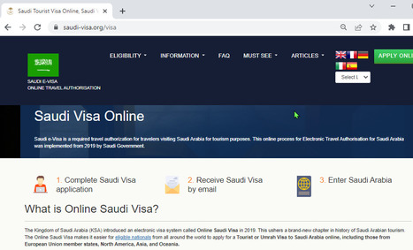 FOR FRENCH CITIZENS - SAUDI Kingdom of Saudi Arabia Official Visa Online - Saudi Visa Online Application - Centre de candidature officiel d'Arabie Saoudite. | wooseo | Scoop.it