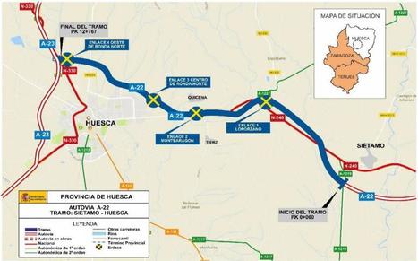 Fomento inicia los trabajos de movimientos de tierras las obras del tramo Siétamo-Huesca en la autovía A-22 | Movilidad, logística, transporte | Scoop.it