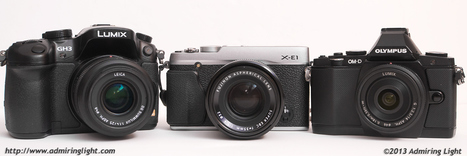 Mirrorless Battle: OM-D vs GH3 vs X-E1 | Fujifilm X Series APS C sensor camera | Scoop.it