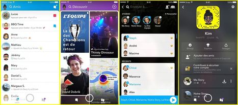 Snapchat : tout savoir sur la nouvelle version - Blog du Modérateur | Applications Iphone, Ipad, Android et avec un zeste de news | Scoop.it