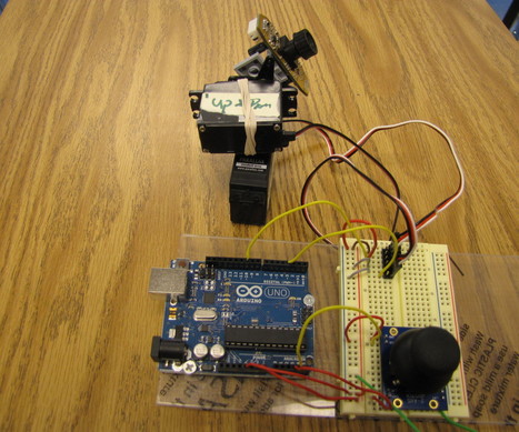 Arduino + 2 Servos + Thumbstick (joystick) | #Coding #Maker #MakerED #MakerSpaces | 21st Century Learning and Teaching | Scoop.it