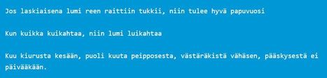 Sanontoja säästä | Sää ja Mää | 1Uutiset - Lukemisen tähden | Scoop.it