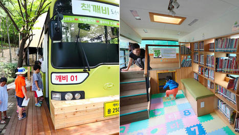 Corée du Sud : un bus abandonné transformé en bibliothèque pour enfants | Veille professionnelle MDJura | Scoop.it