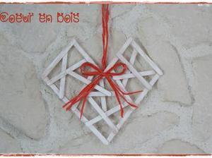 [#TUTO #BRICO] Créer un #coeur stylisé en bâtonnets de #bois pour la #stvalentin #DIY | DIY St Valentin | Scoop.it