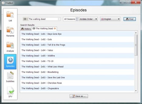 FileBot Automatically Renames TV Show Episodes Using Correct Titles | Time to Learn | Scoop.it