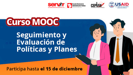 Curso MOOC: Seguimiento y Evaluación de Políticas y Planes | Evaluación de Políticas Públicas - Actualidad y noticias | Scoop.it